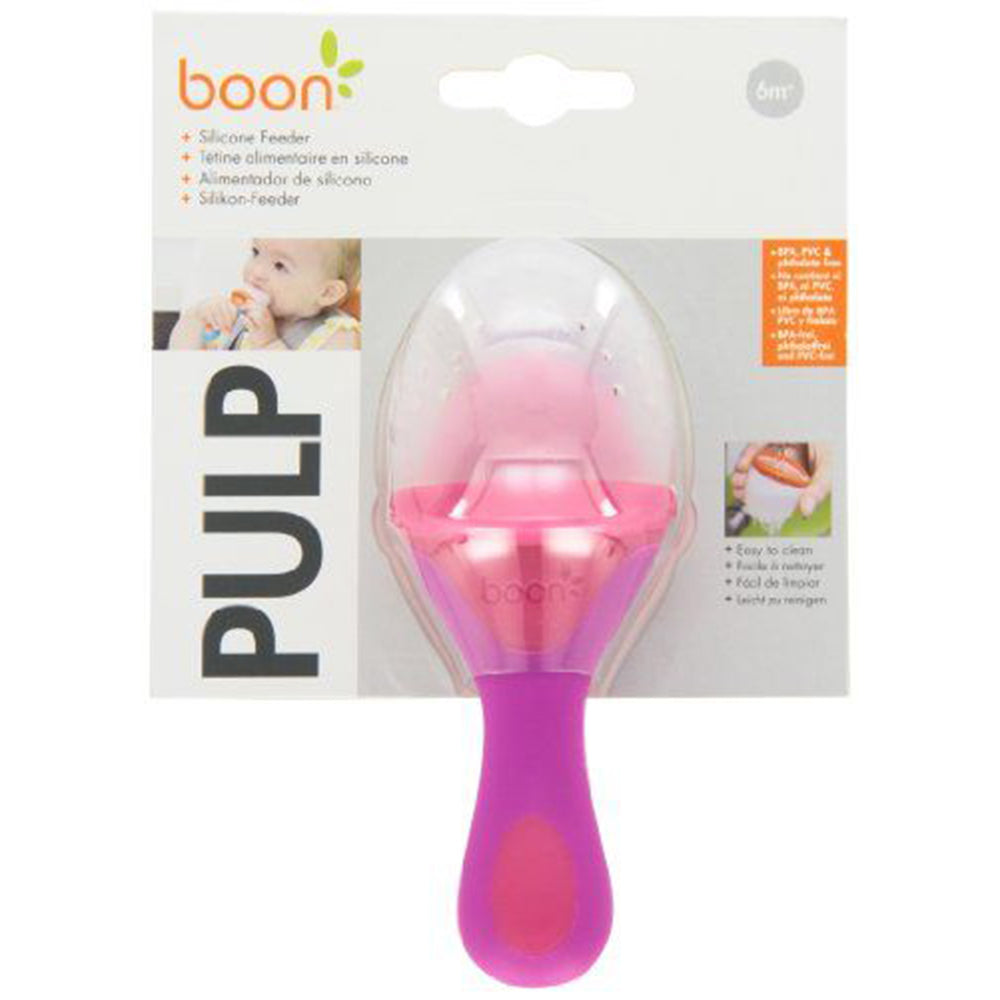 Boon Pulp Silicone Feeder- Magenta/Pink
