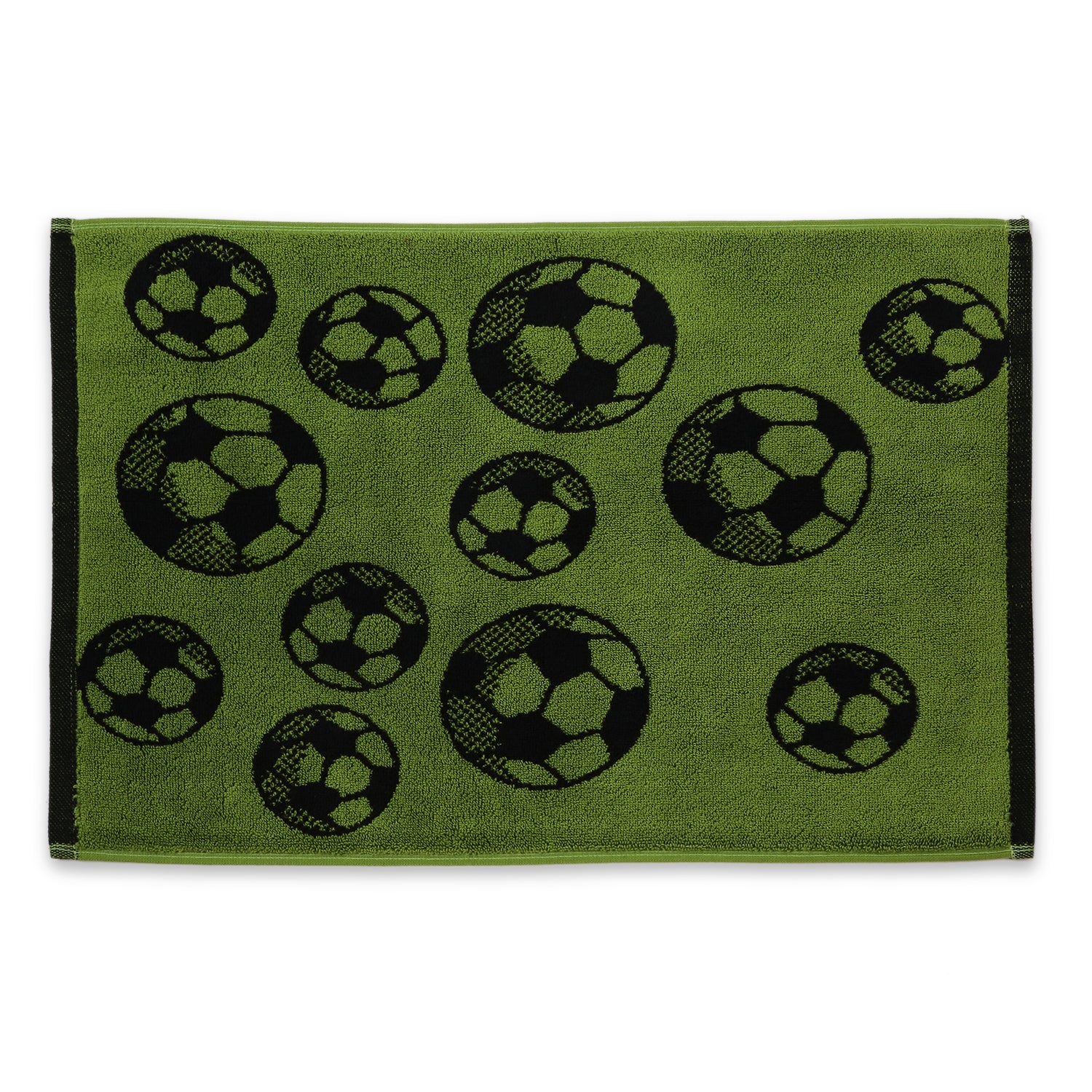 Bonheur Towels- Green Football - Hand/ Wash / Bath Towel