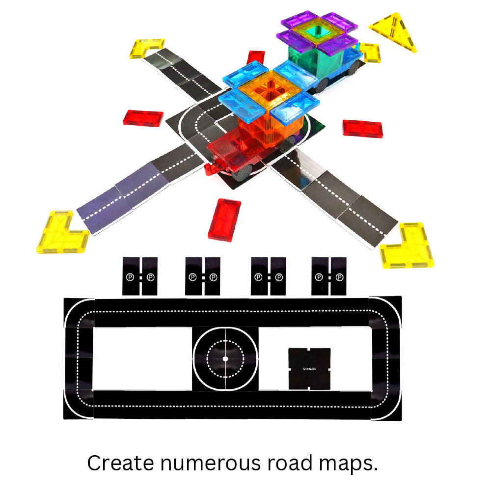 Scoobies Magnetic Car & Road Pack