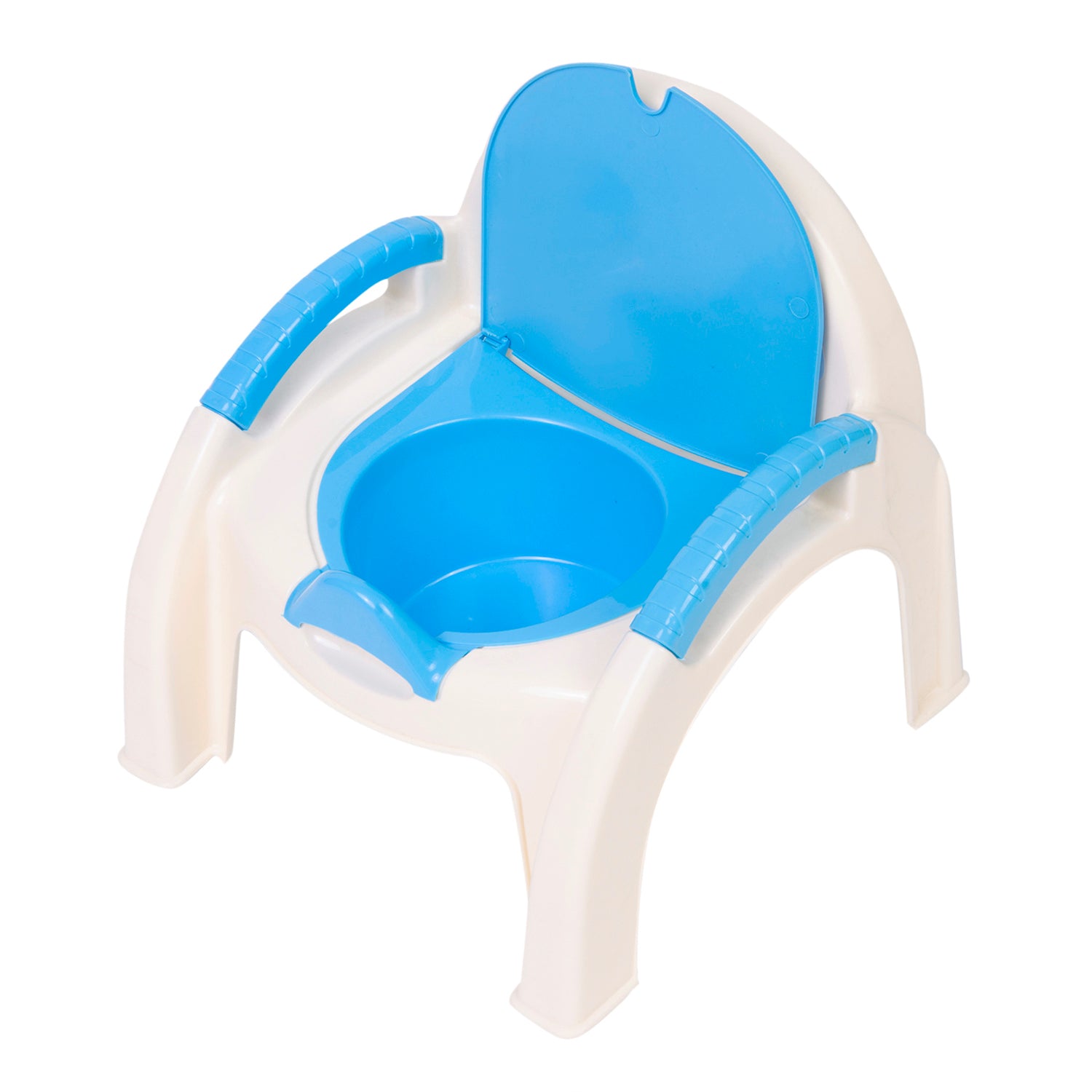 Baby Moo Potty Chair Handle & Detachable Lid For Toilet Training Blue