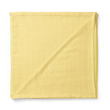 The White Cradle 100% Organic Cotton Baby Swaddle Wrap - Sunflower and Solid Yellow