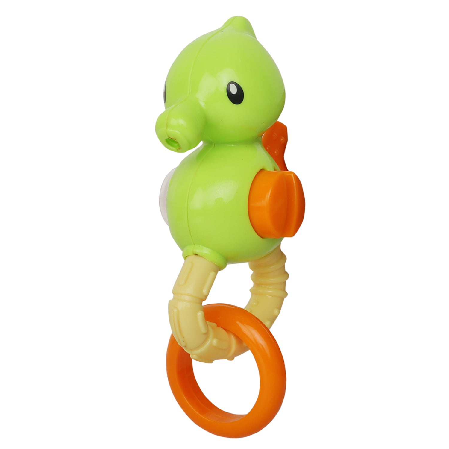 Baby Moo Seahorse Green Rattle Toy