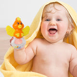 Baby Moo Duck Orange And Yellow Rattle Teether