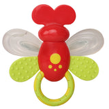 Baby Moo Butterfly Red Rattle Toy