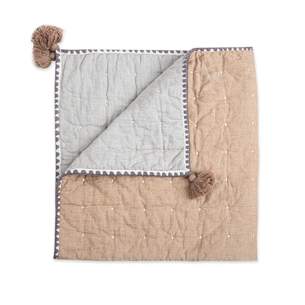 Crane Baby Ezra Collection Quilted Blanket