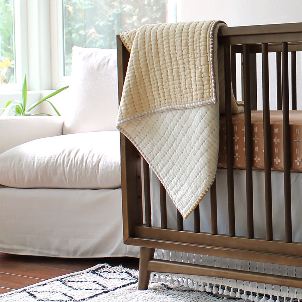Crane Baby Kendi Collection Quilted Blanket