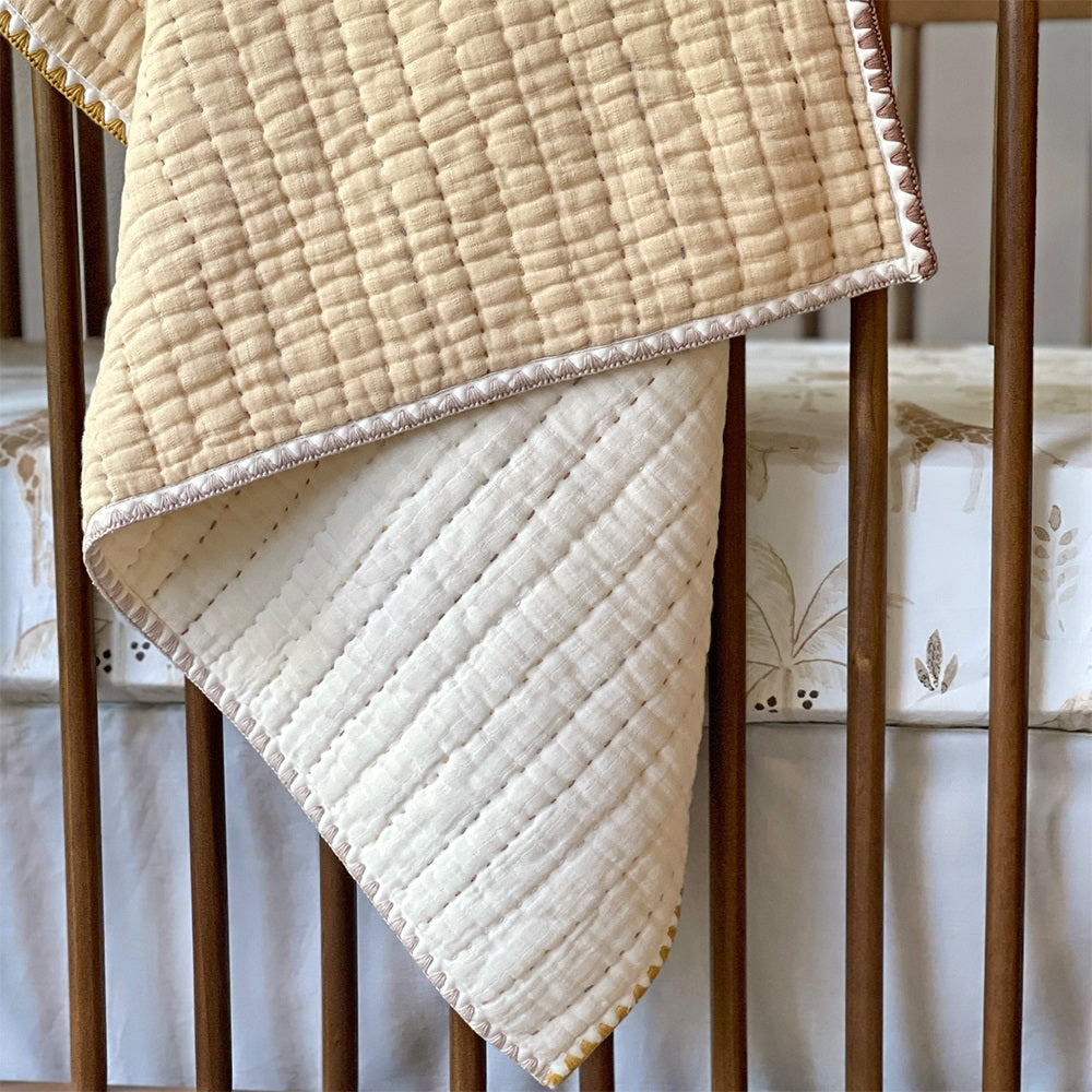 Crane Baby Kendi Collection Quilted Blanket