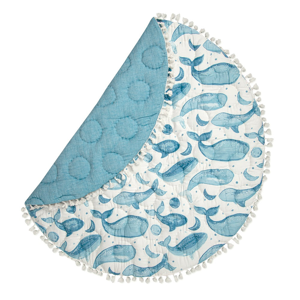 Crane Baby Caspian Collection Quilted Playmat