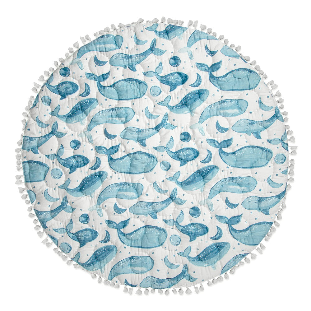 Crane Baby Caspian Collection Quilted Playmat