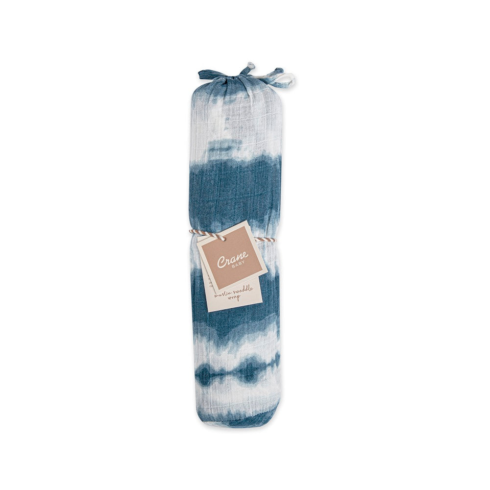 Crane Baby Caspian Muslin Swaddle Kendi Tie-Dye