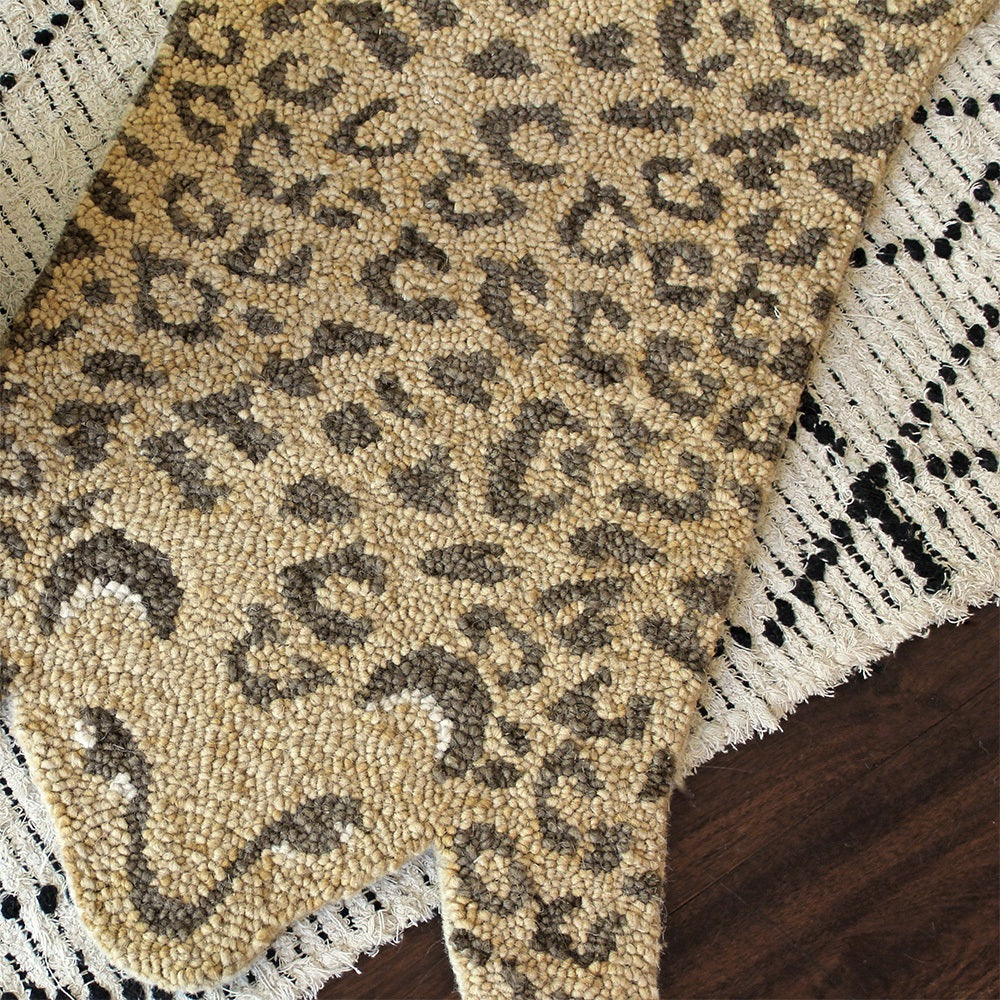 Crane Baby Leopard Shape Rug