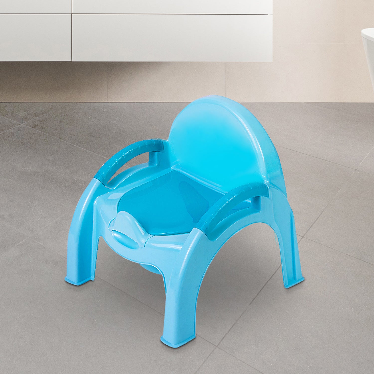 Baby Moo Dolphin  Potty Chair With Handle & Detachable Lid- Pink, Blue
