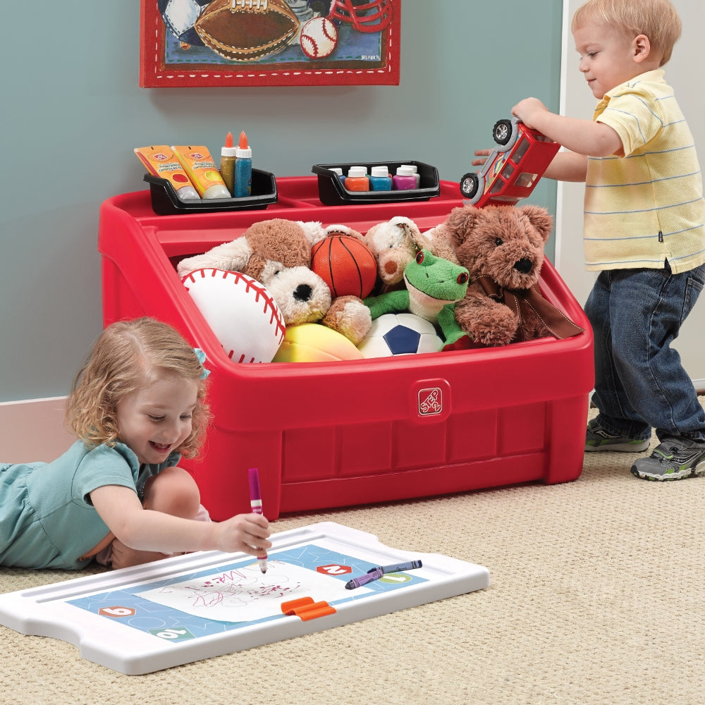 Step2 2-In-1 Toy Box & Art Lid