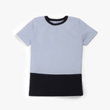 My Milestones T-shirt Set Half Sleeves 2 pcs - Baby Blue / Grey