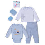 My Milestones Love Bundle Infant Gift Set A - 6pcs - Blue