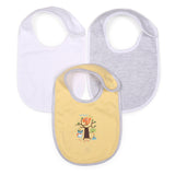 My Milestones Bibs Value Set 3 pcs - Yellow / White / Grey