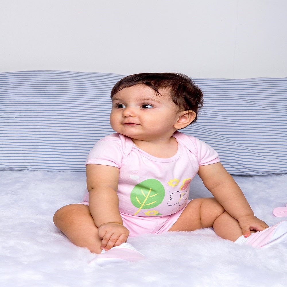 Infant Essentials Gift Set  - Pink, Set of 8
