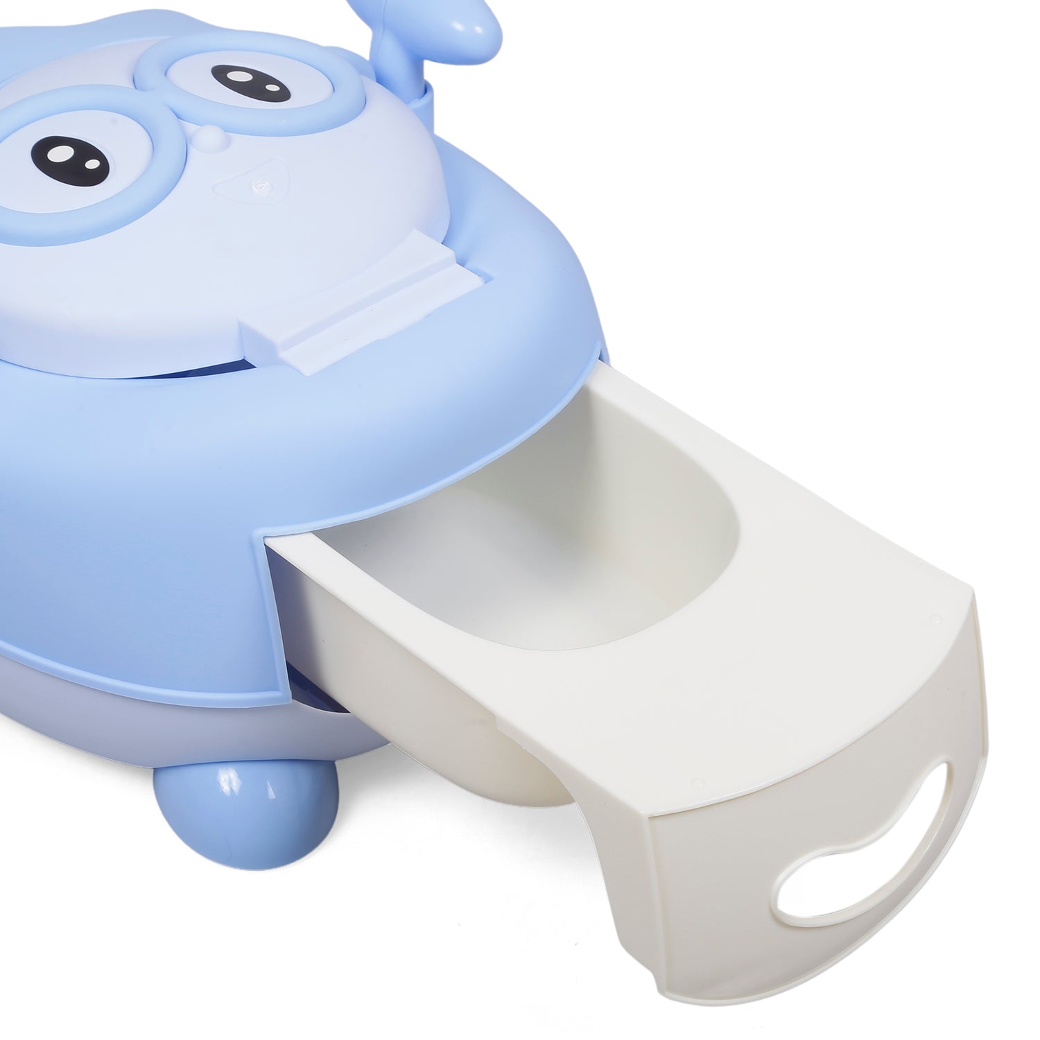 Baby Moo Toilet Training Potty Chair Nerdy Cartoon Blue