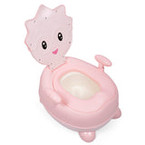 Baby Moo Toilet Training Potty Chair Nerdy Cartoon Pink