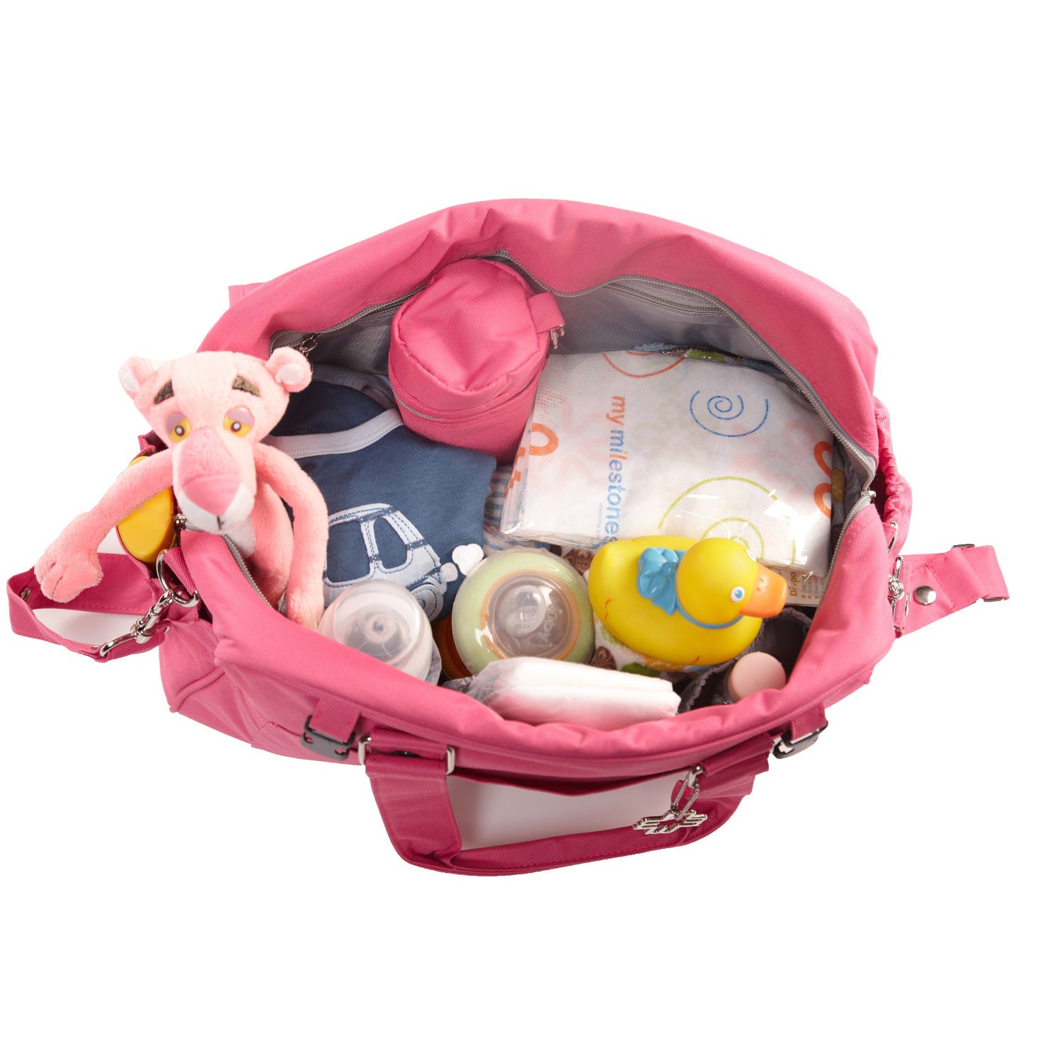 Duo Detach 2-In-1 Baby Diaper Bag/Mothers Bag - Pink
