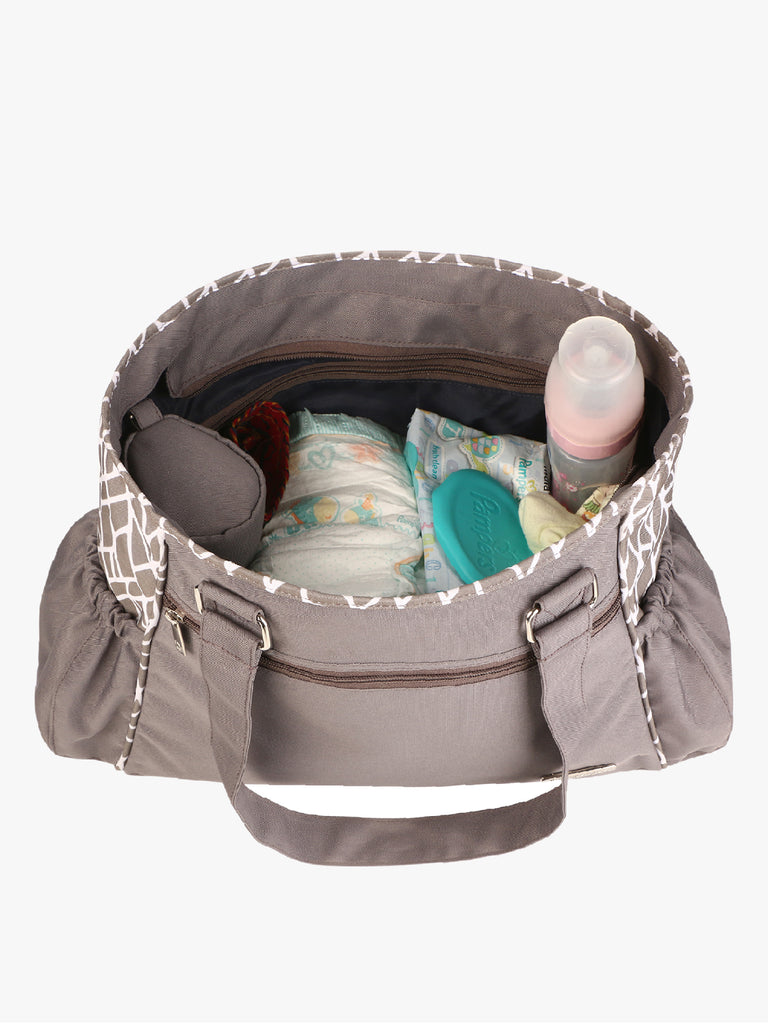 Diaper Bag - Spectra Baby Diaper Bag/Mothers Bag - Grey Mosaic