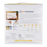 My Milestones 100% Cotton 3 in 1 Muslin Double Cloth (2 Layers) Baby Swaddle Wrapper - Pack of 2 - Dutch Country Yellow