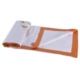 My Milestones 100% Cotton Muslin Baby Blanket - 4 Layered (43x43 inches) - Dutch Country Orange
