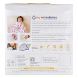 My Milestones 100% Cotton Muslin Baby Blanket - 6 Layered (43x43 inches) - Dutch Country Blue