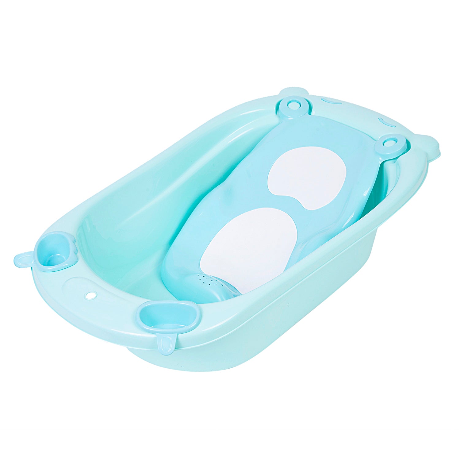 Baby Moo Bath Tub With Bather And Drain Plug Turquoise