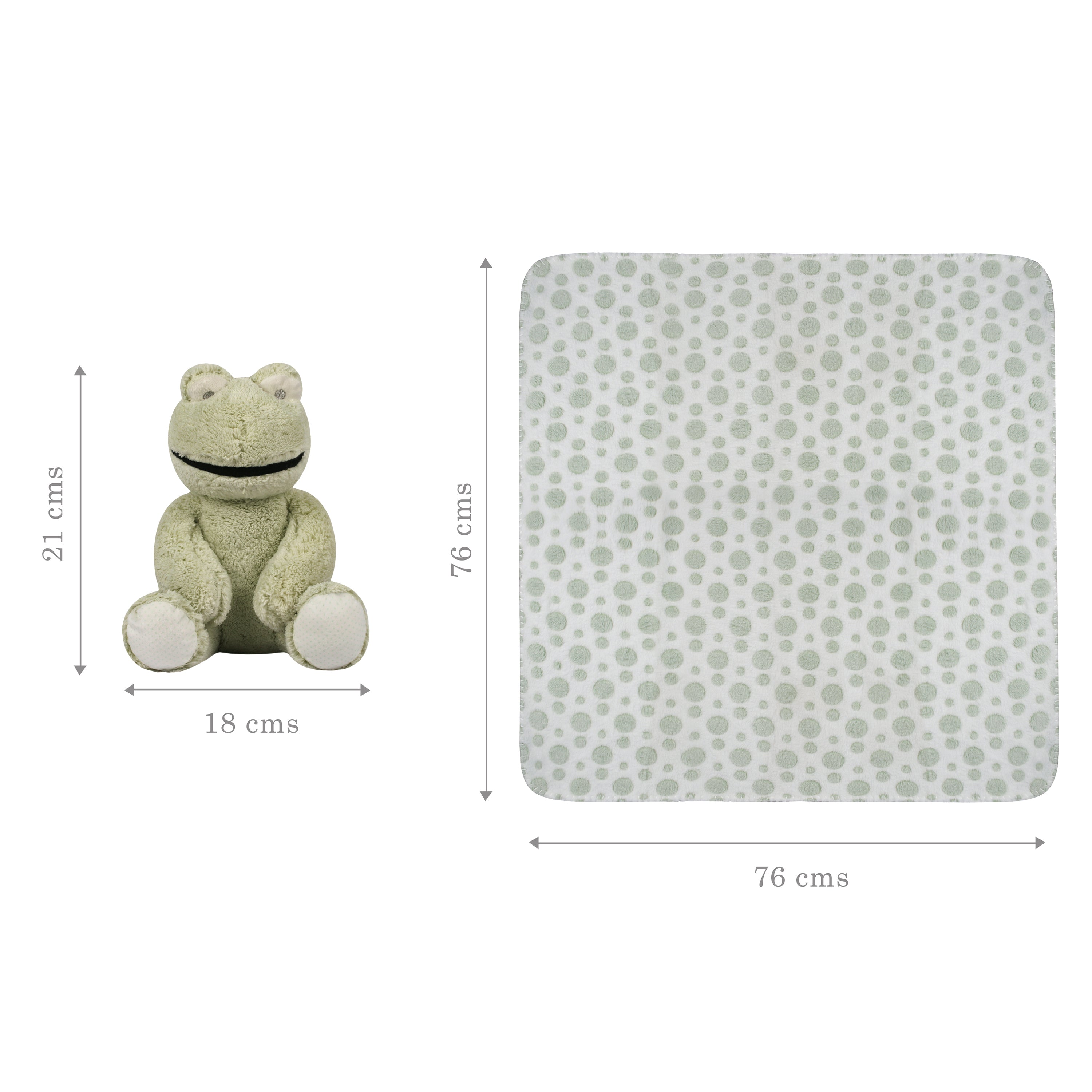 Abracadabra Toy With Blanket - Frog