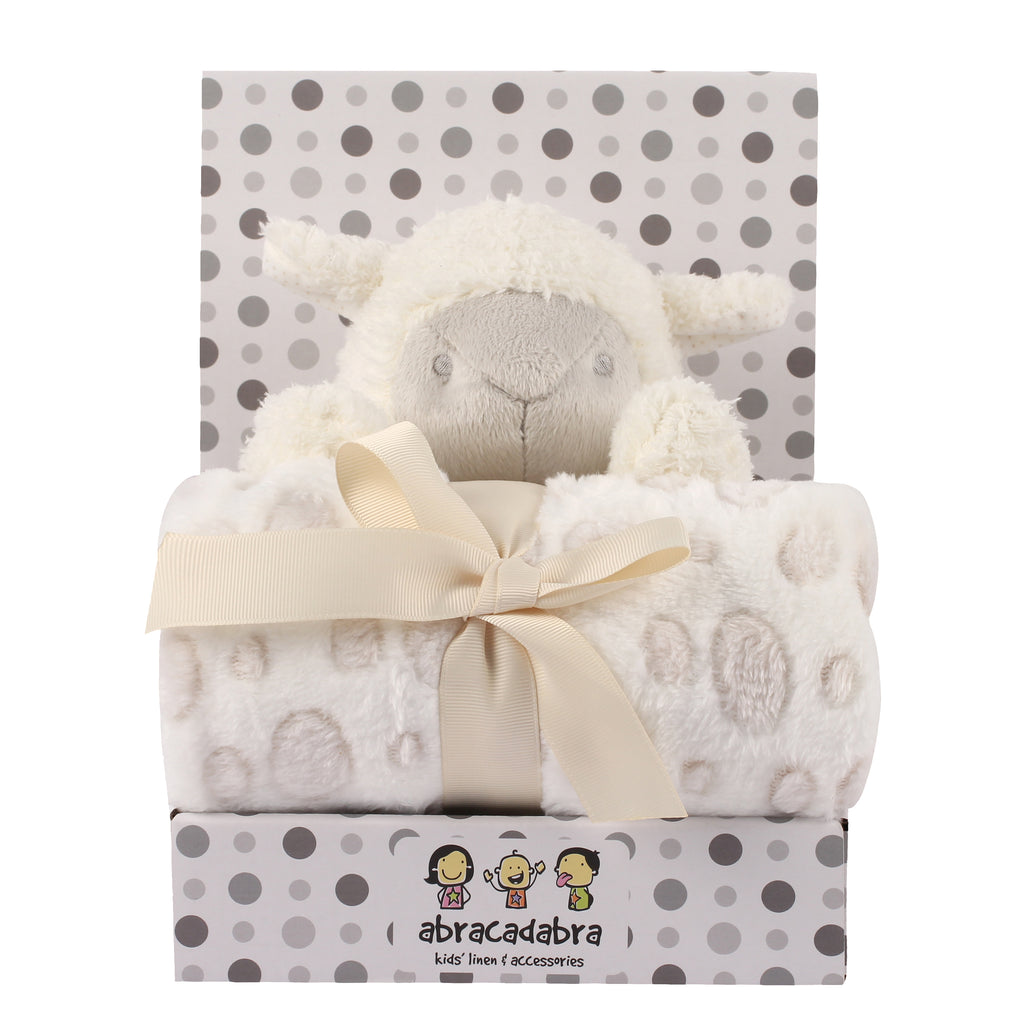 Abracadabra Toy With Blanket - Sheep
