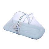 Abracadabra Gadda Set with Mosquito Net & Shaped Pillow Clouds  Theme - Blue