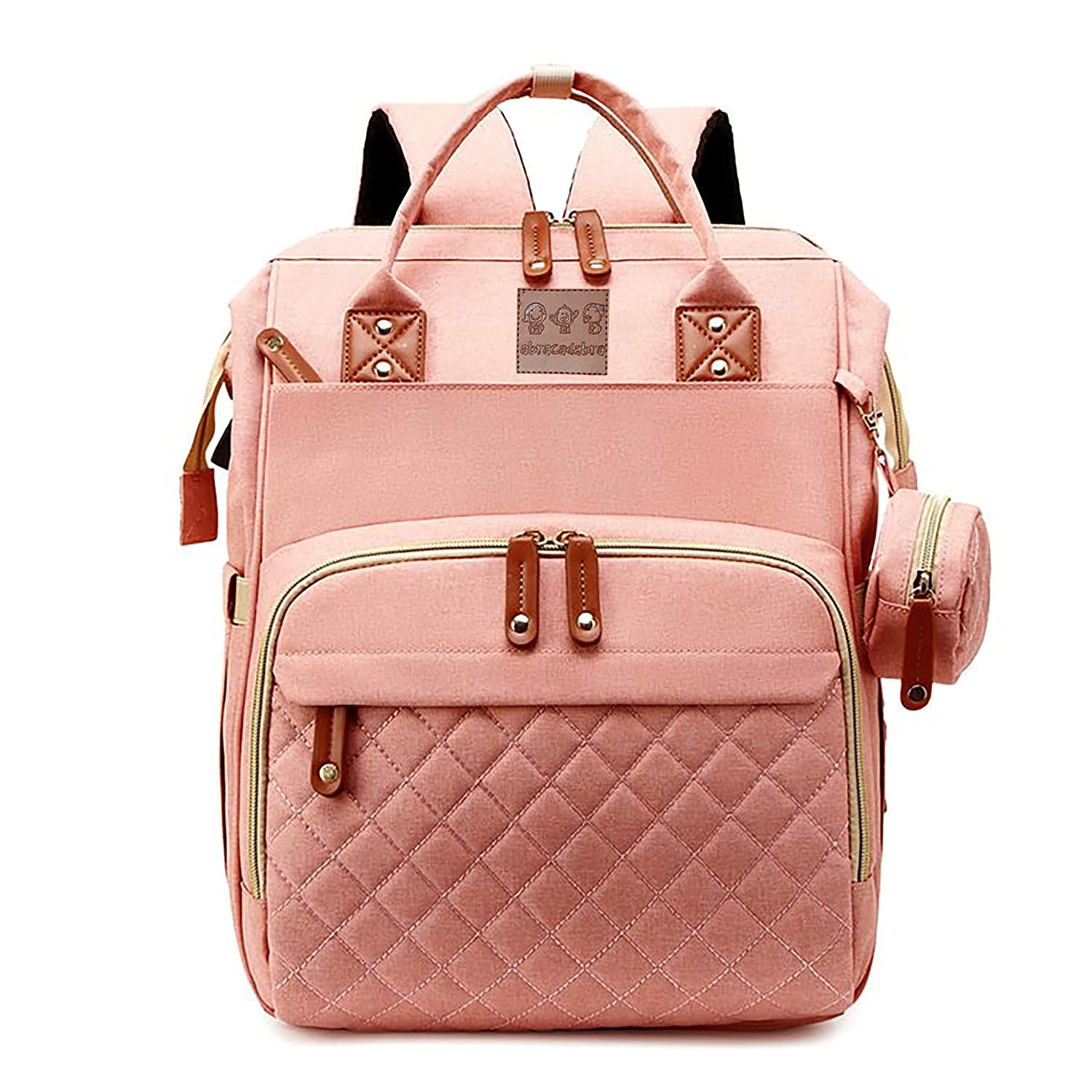 Abracadabra Diaper Bag with Changing Station - Pink