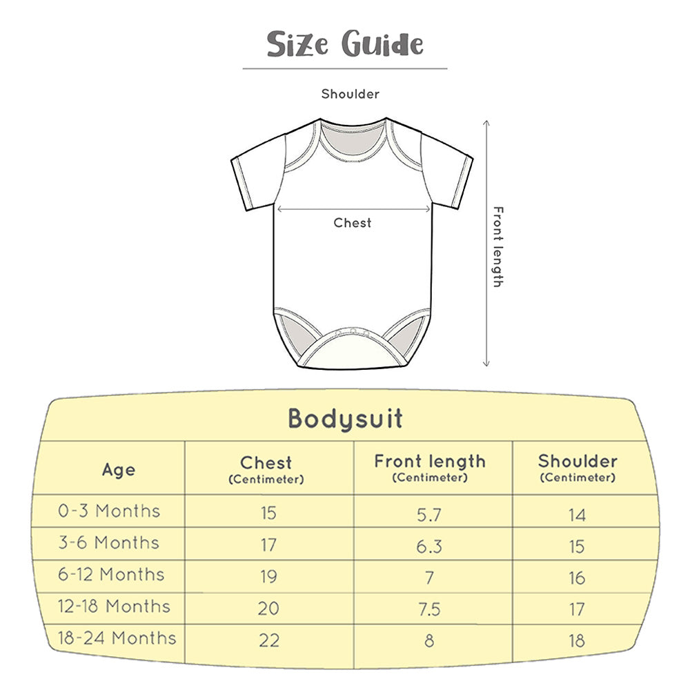 Greendigo Organic Cotton Lavender Bodysuit For New Born Baby Boys And Baby Girls