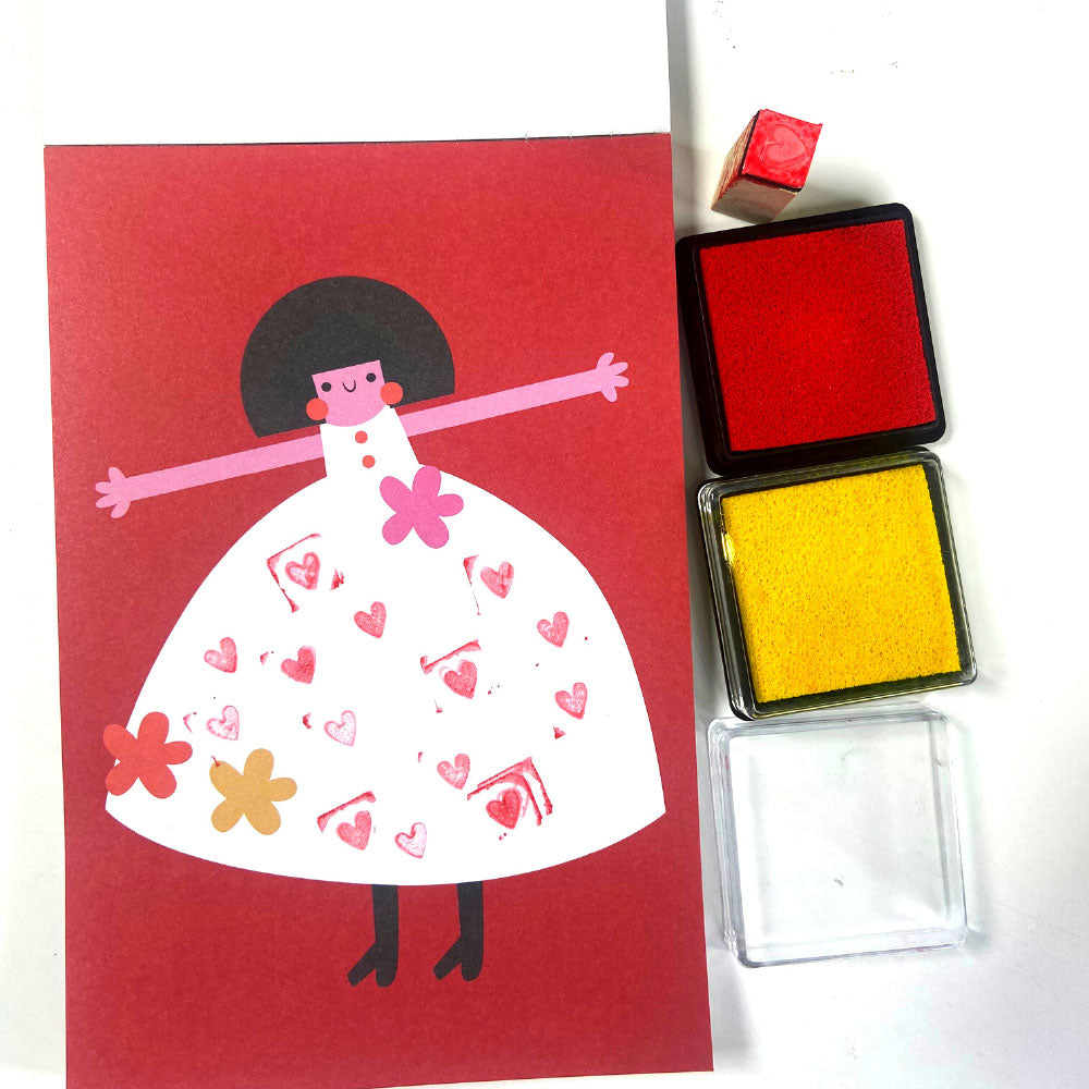 Scoobies Stamp Paint Art Set | 19 Piece Set | With 15 Design Patterns | Kids DIY Activity