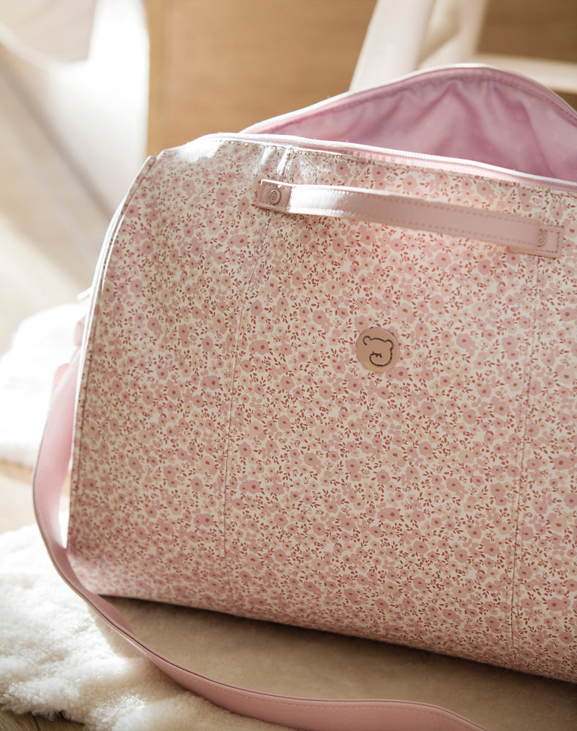 Pasito a Pasito Flower Mellow Pink Diaper Changing Bag