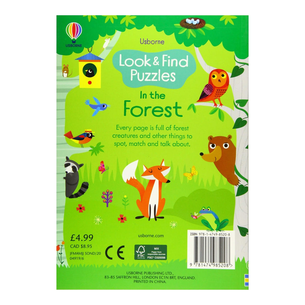 Usborne: Look and Find Puzzles In the Forest