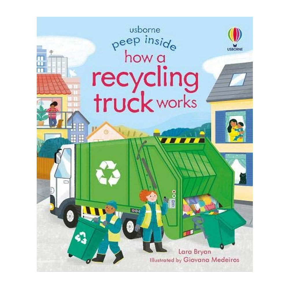 Usborne: Peep Inside How A Recycling Truck Works