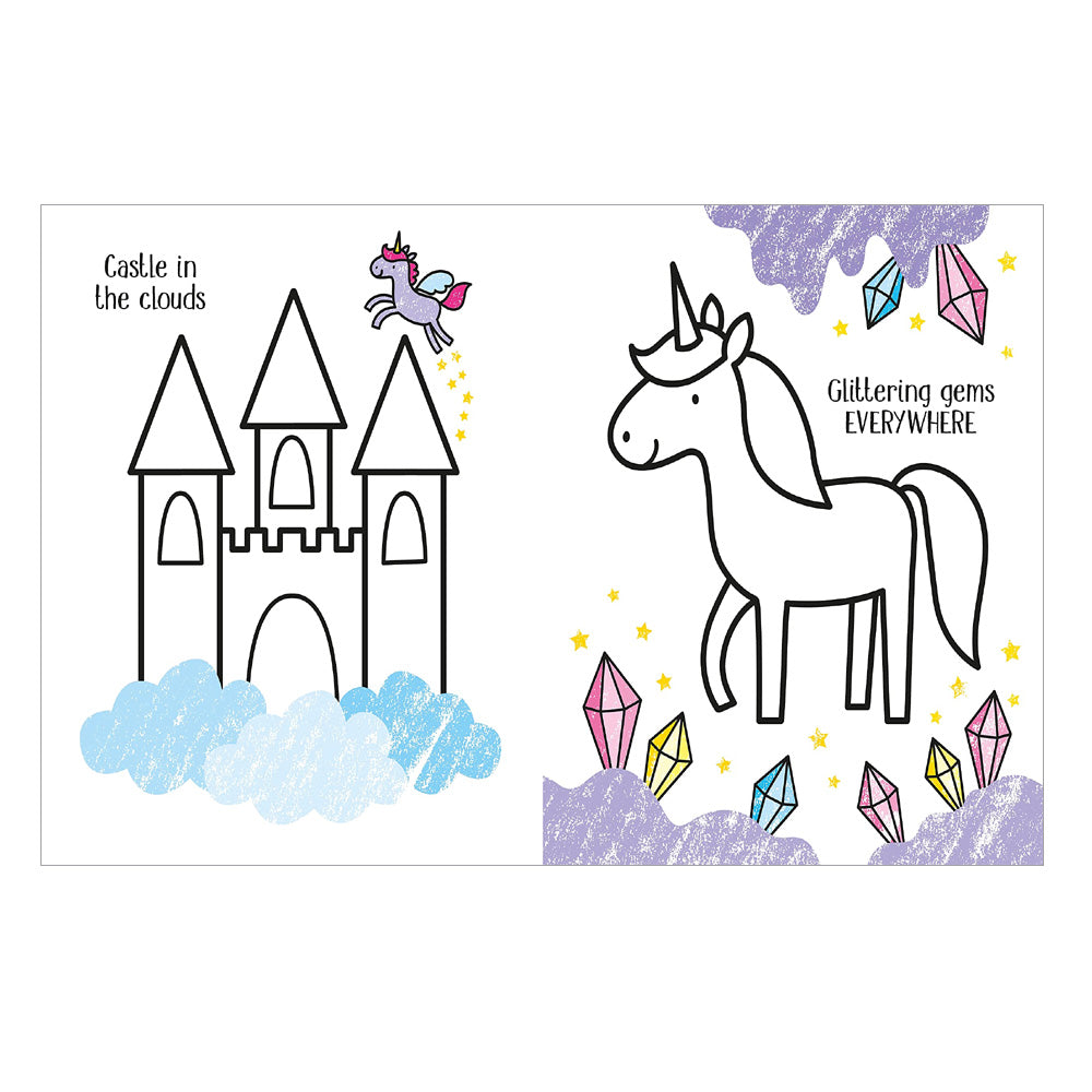 Usborne : First Colouring Unicorns