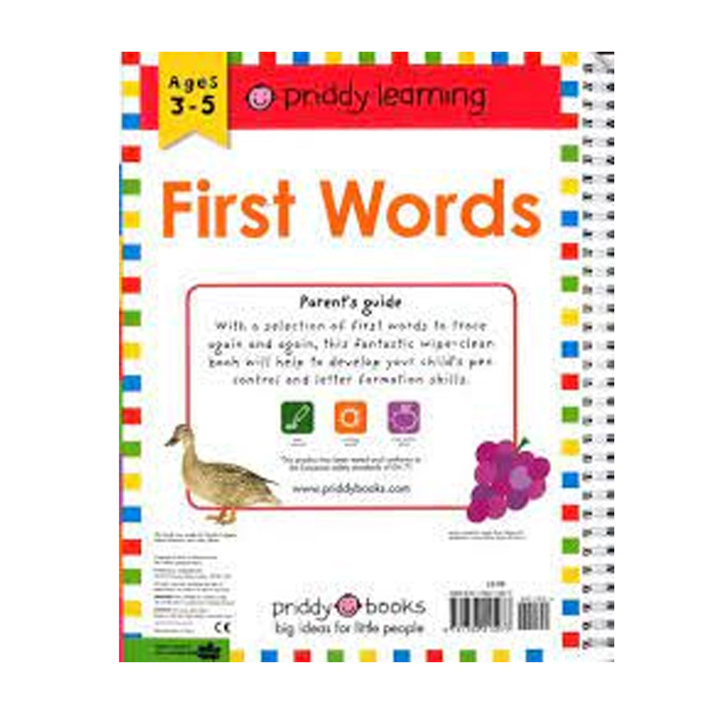 Priddy Learning: First Words (Wipe And Clean With Pen)