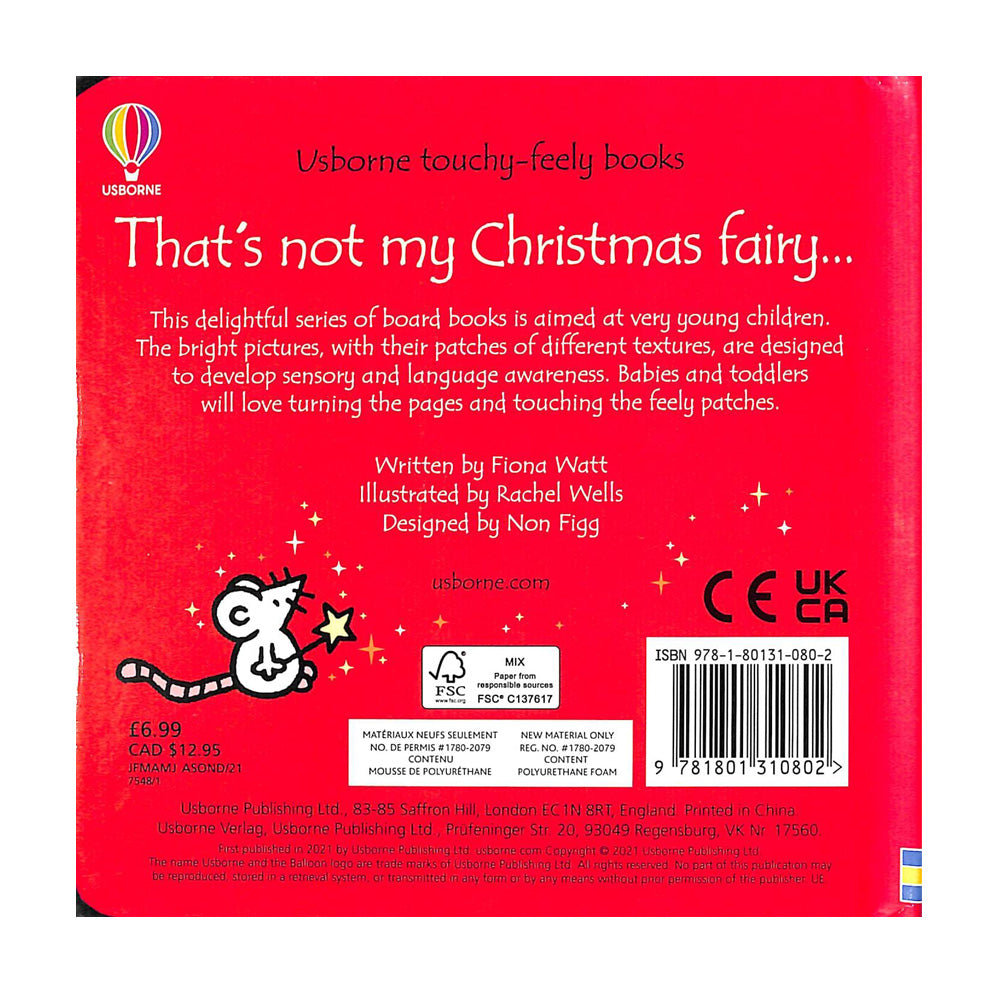 Usborne: That's Not My Christmas Fairy: Christmas Book