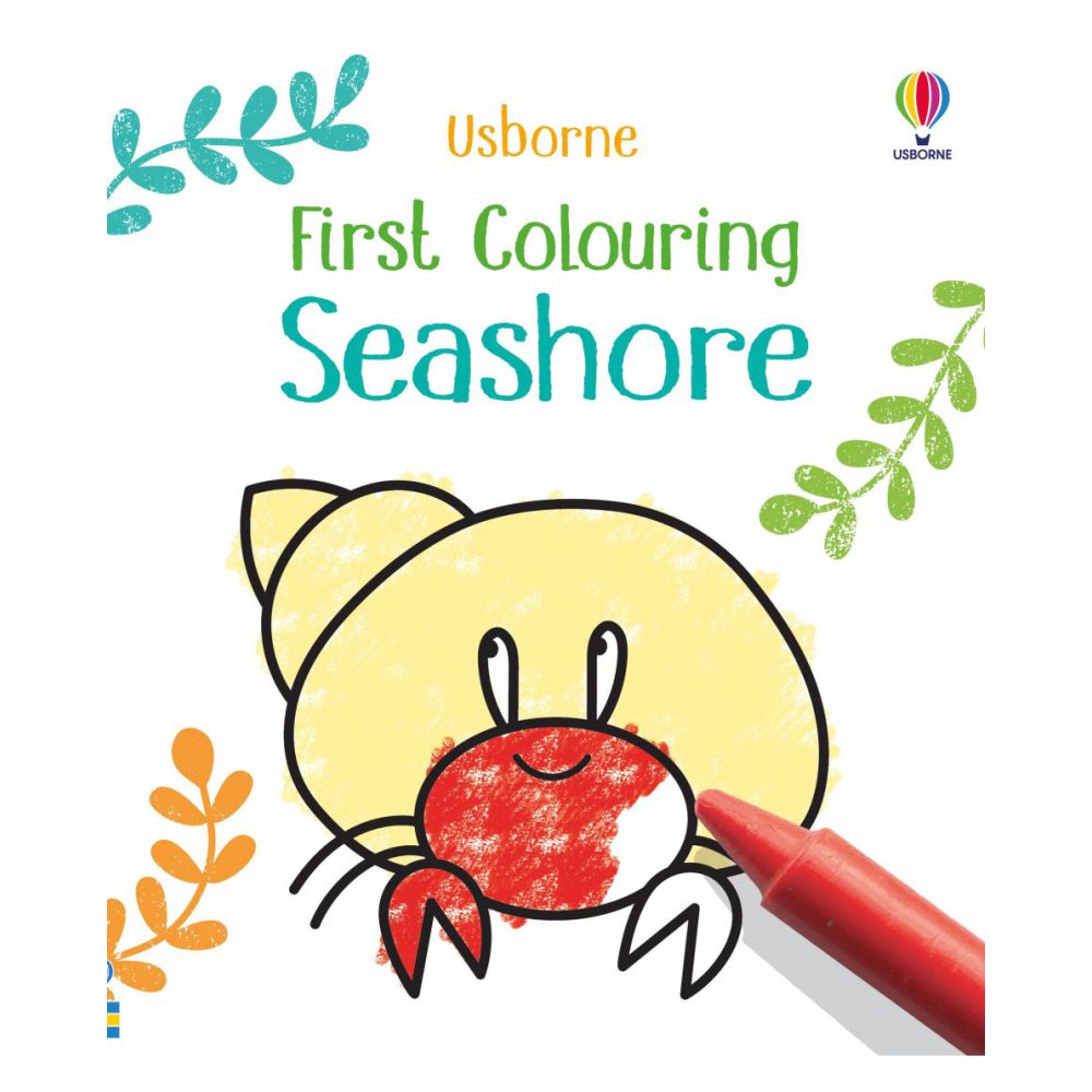 Usborne : First Colouring Seashore