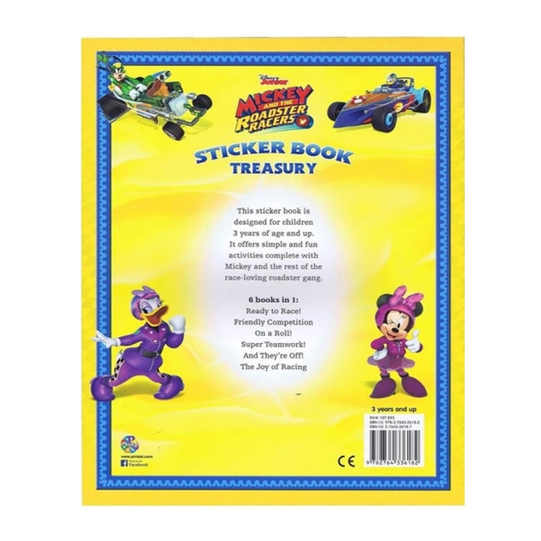Sticker Book Treasury - Disney Mickey And The Roadster Racers
