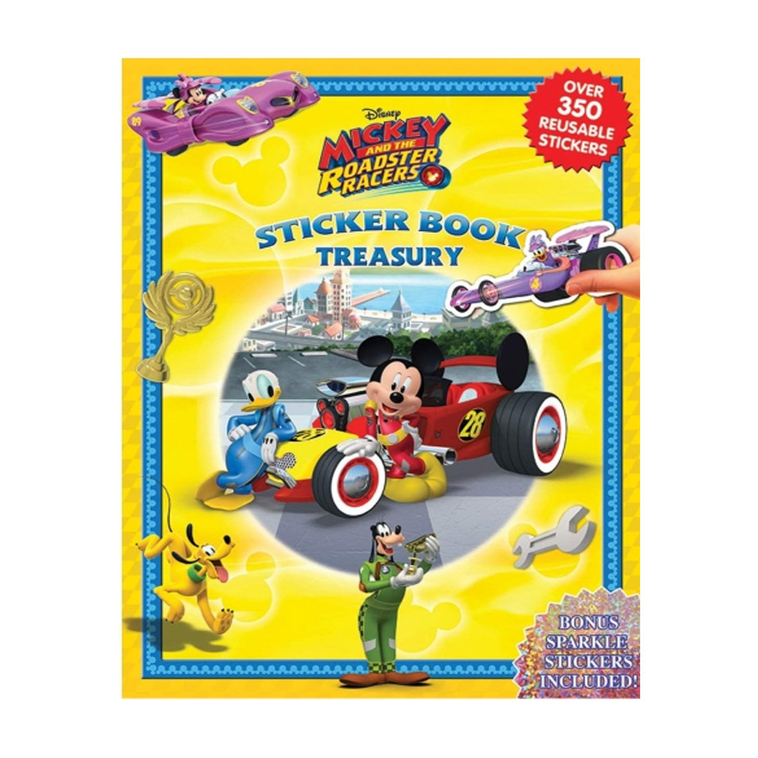 Sticker Book Treasury - Disney Mickey And The Roadster Racers