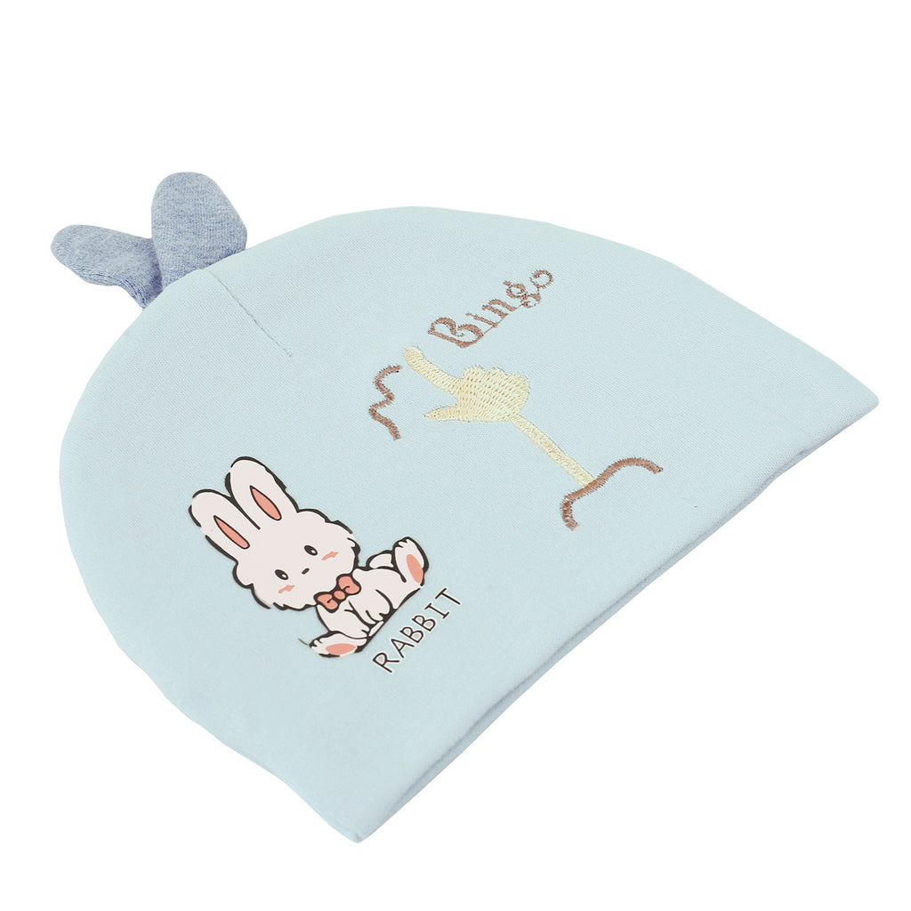 Baby Moo Bingo Bunny Cap- Pink, Blue, Beige