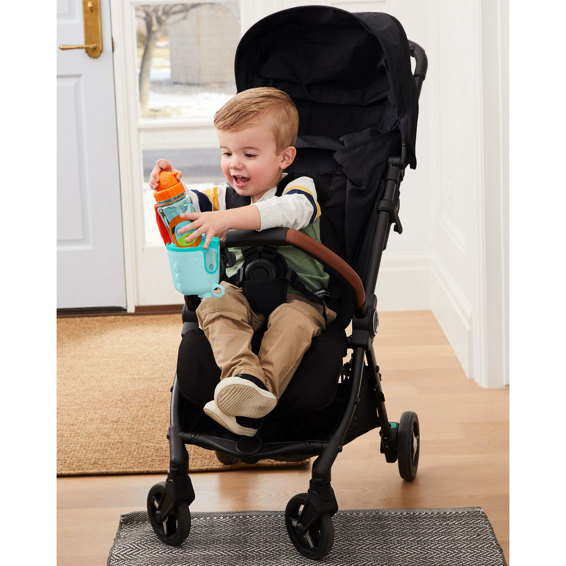 Skip Hop Stroll & Connect Universal Child Cup Holder On the Go Teal 11.9