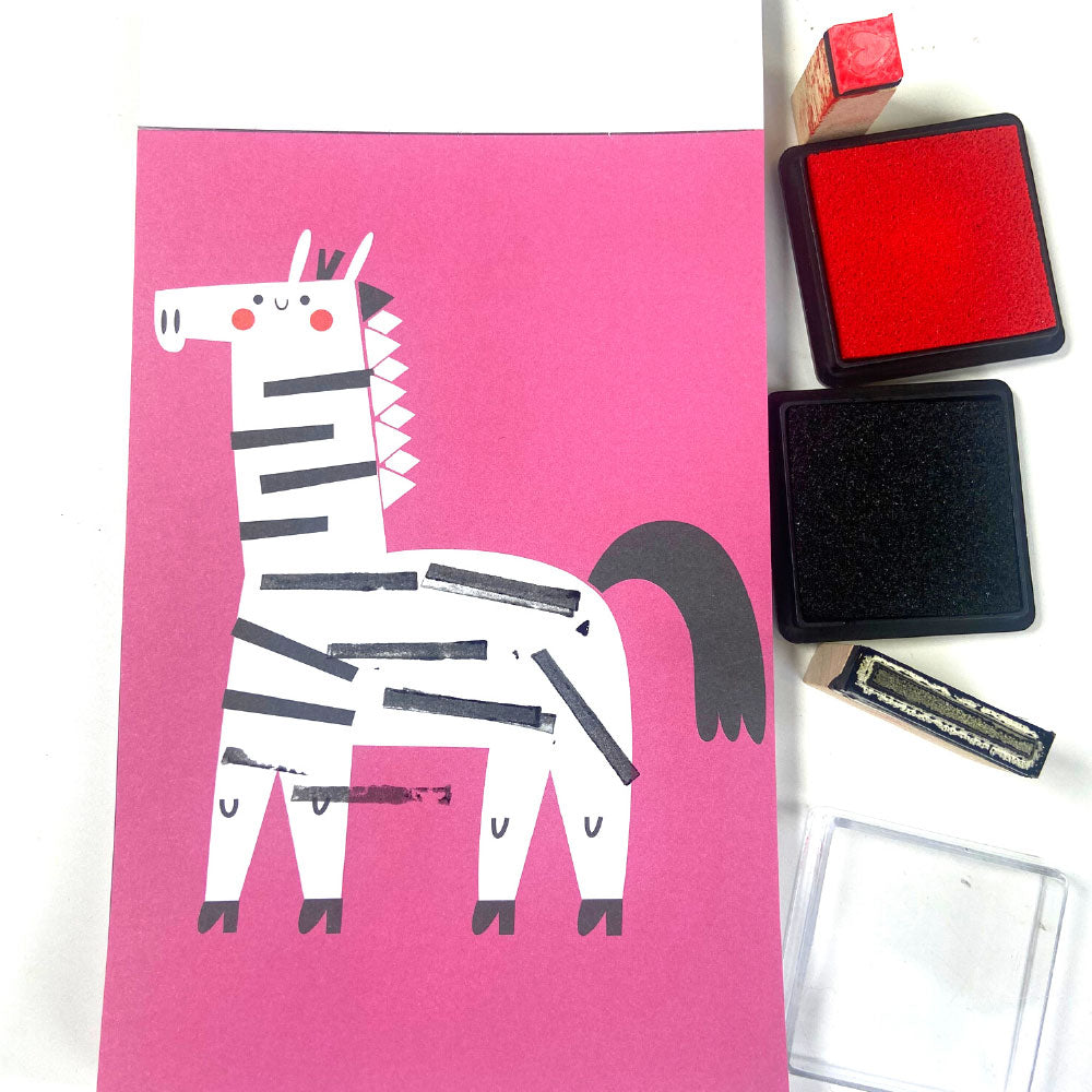Scoobies Stamp Paint Art Set | 19 Piece Set | With 15 Design Patterns | Kids DIY Activity