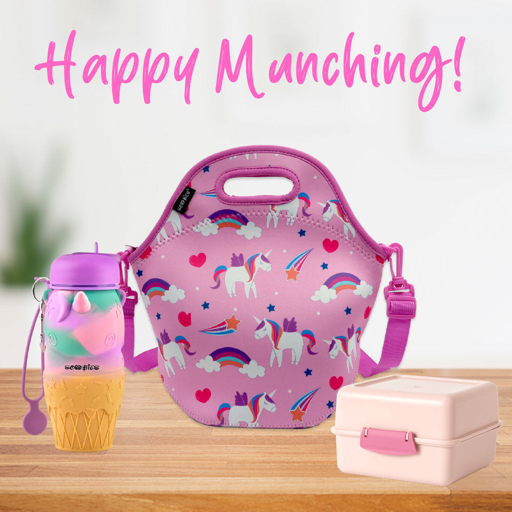 Neoprene Lunch Bags - Pink