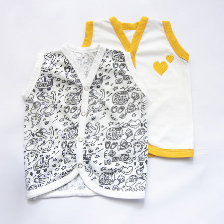 Doodle Baby Vests - Set Of 2