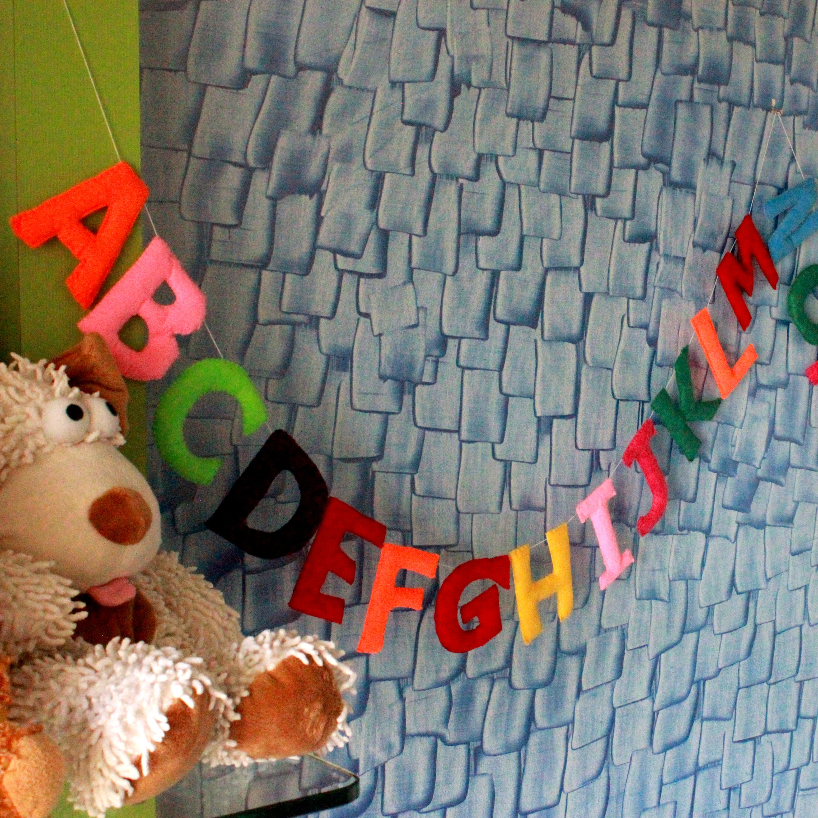 ABC- Felt Bunting